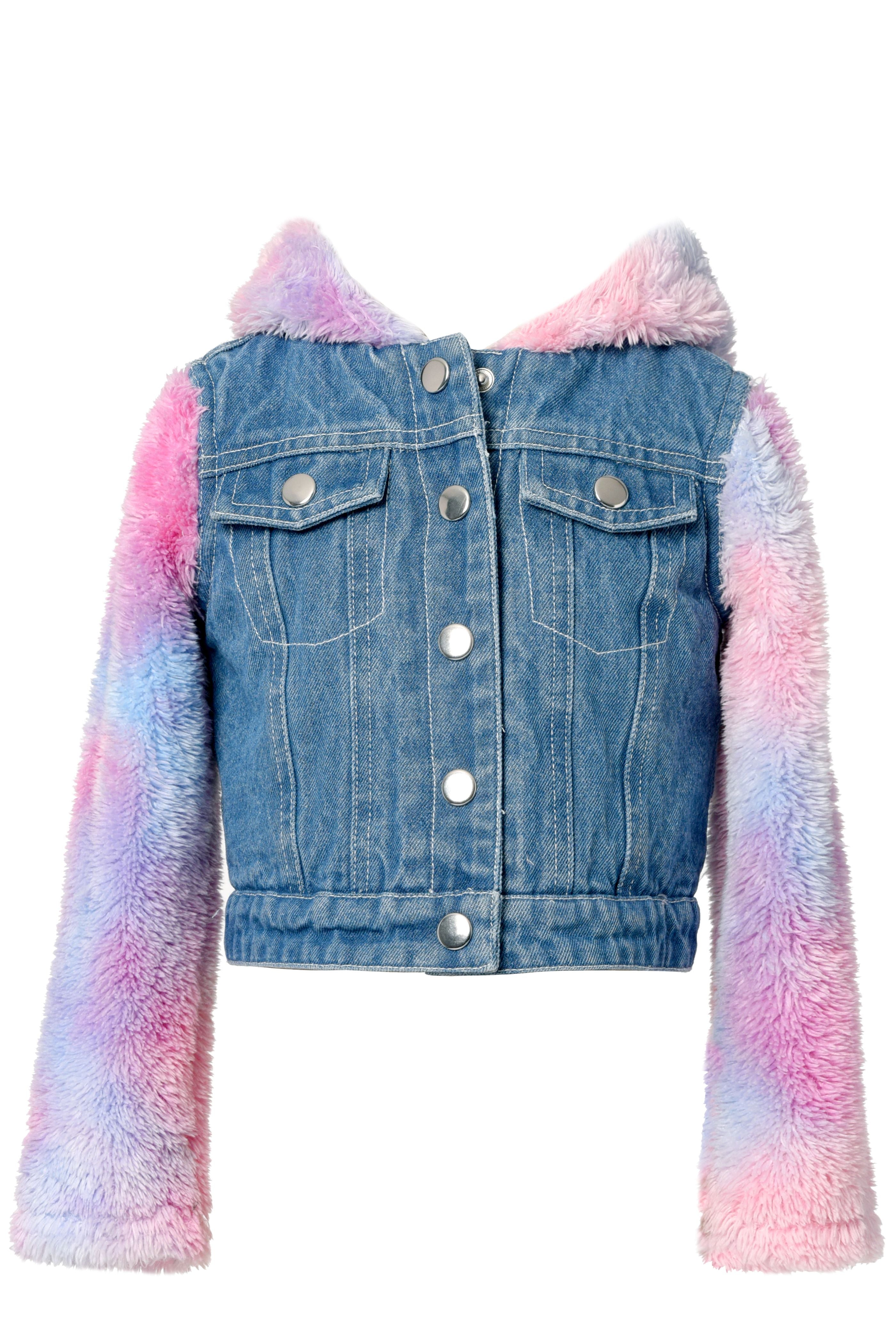 Reversible Denim & Faux Fur Jacket